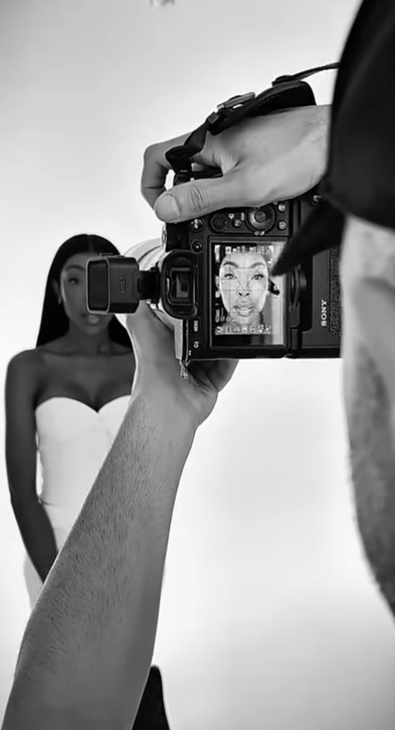 Behind the scenes shoot